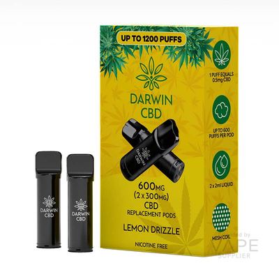 Darwin CBD 600mg (2 x 300mg) Prefilled Pod