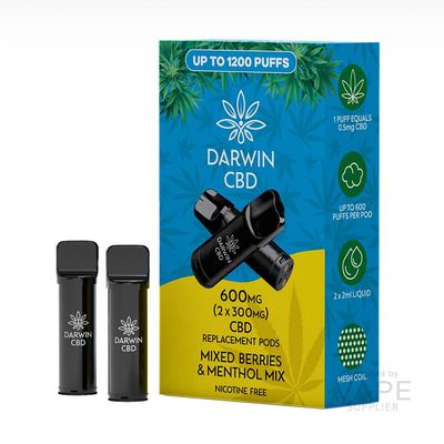 Darwin CBD 600mg (2 x 300mg) Prefilled Pod