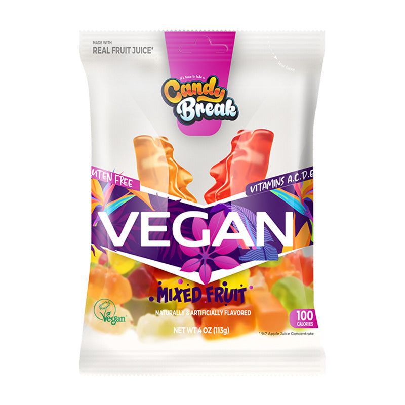Candy Break (Vegan) Mixed Fruits 4oz RRP £1.99