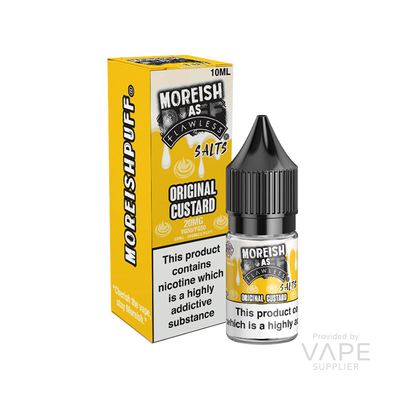 Moreish As Flawless Custard 20mg Nic Salt