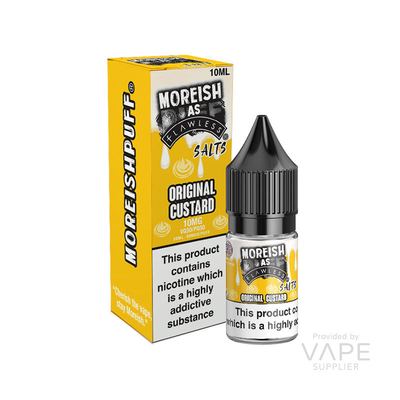 Moreish As Flawless Custard 10mg Nic Salt