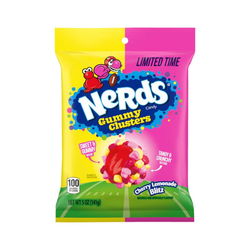 Nerds LE Cherry Lemonade Gummy Clusters 5oz - LABELS