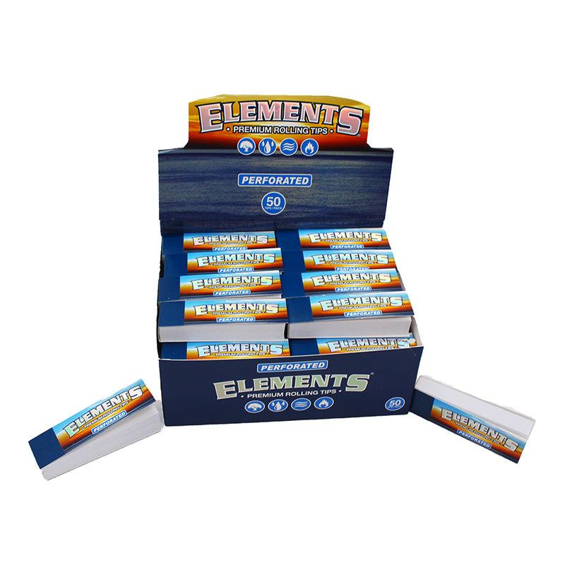 Elements Paper Rolling Tips Perforated