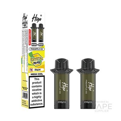 Higo Krystal Pro 600 Prefilled Pods 2 Pack