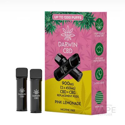 Darwin CBD+CBG 900mg (2 x 450mg) Prefilled Pods