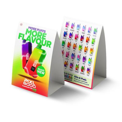 PIXL 8000 Consumer Tent Card