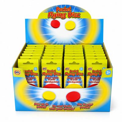 Pocket Flying Disc/ Mini Frisbee 6cm Novelty Toy RRP £1.99