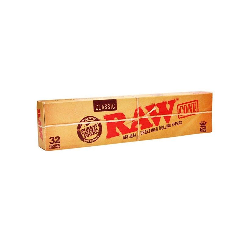 Raw	Classic King Size Pre-Rolled Single Pack Cones