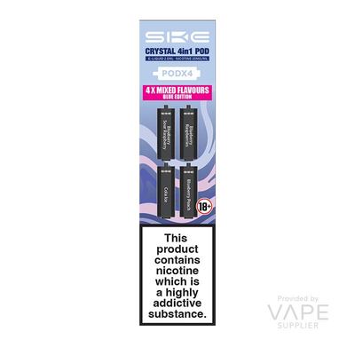 SKE Crystal 4-in-1 2400 Mixed Flavour Prefilled Pods