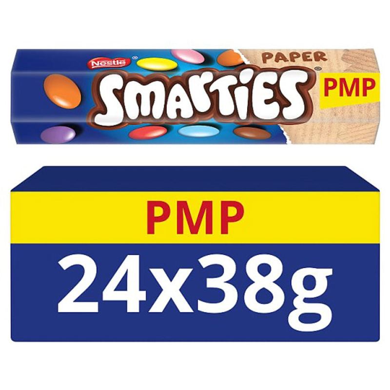 Nestle Smarties Hexatube RRP £0.89 PMP