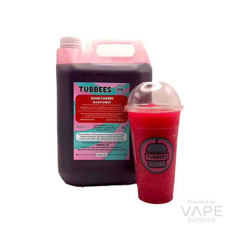 Tubbees Slush Syrup Cherry 5L