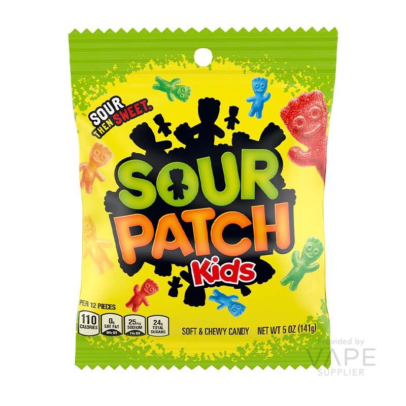 Sour Patch Kids Sour Peg Bag 102g x 12 - LABELS