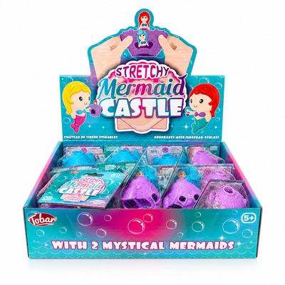 HGL Stretchy Mermaid Castle Playset Fidget Toy RRP £1.99