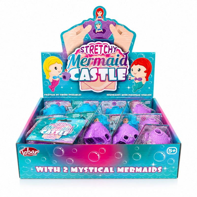 HGL Stretchy Mermaid Castle Playset Fidget Toy RRP £1.99