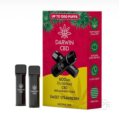 Darwin CBD 600mg (2 x 300mg) Prefilled Pod
