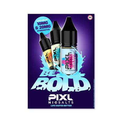 PIXL Nic Salts Be Bold (Dark) Poster