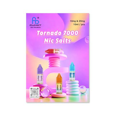 Fumot Tornado 7000 Nic Salts Poster