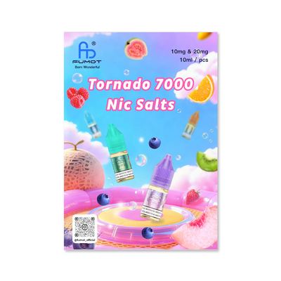 Fumot Tornado 7000 Nic Salts Poster