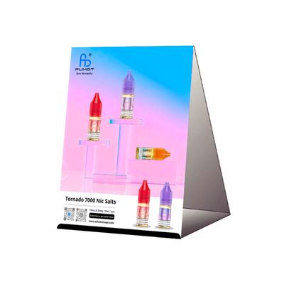Fumot Tornado 7000 Nic Salts Tent Card