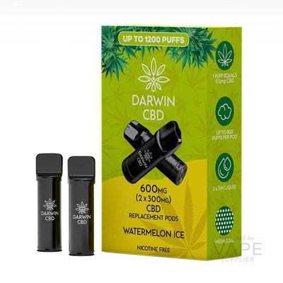 Darwin CBD 600mg (2 x 300mg) Prefilled Pod