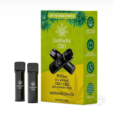 Darwin CBD+CBG 900mg (2 x 450mg) Prefilled Pods