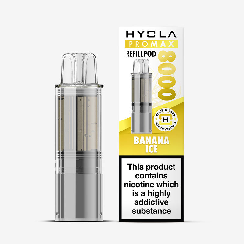 Hyola Pro Max 8000 Banana Ice Prefilled Pod