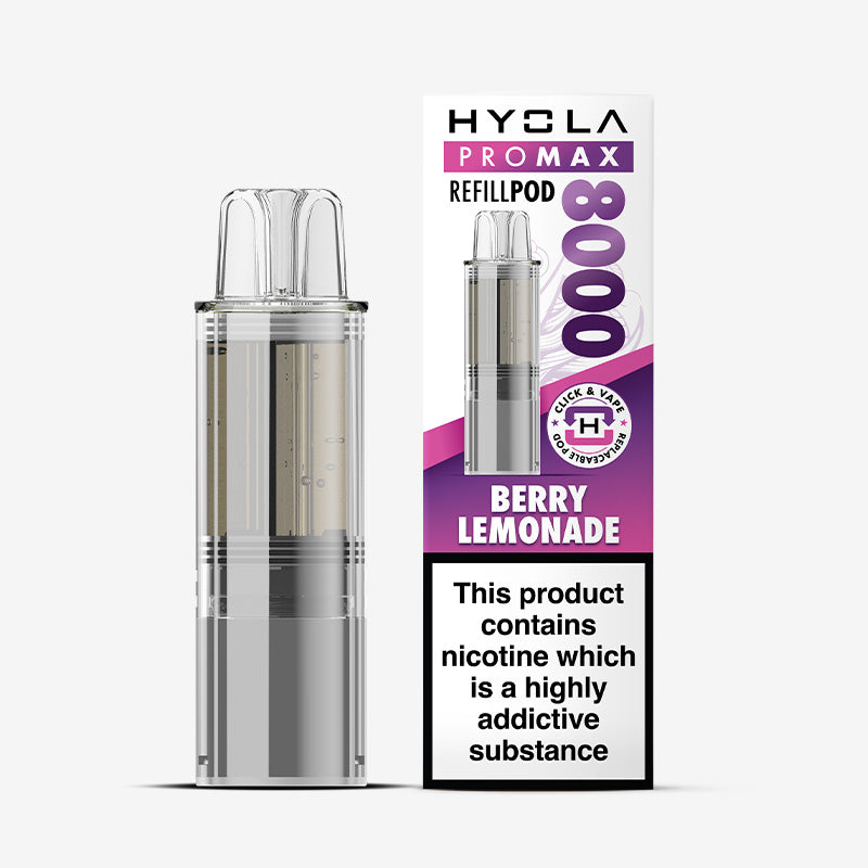Hyola Pro Max 8000 Berry Lemonade Prefilled Pod