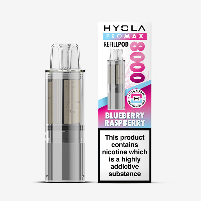 Hyola Pro Max 8000 Blueberry Raspberry Prefilled Pod