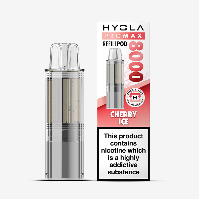 Hyola Pro Max 8000 Cherry Ice Prefilled Pod