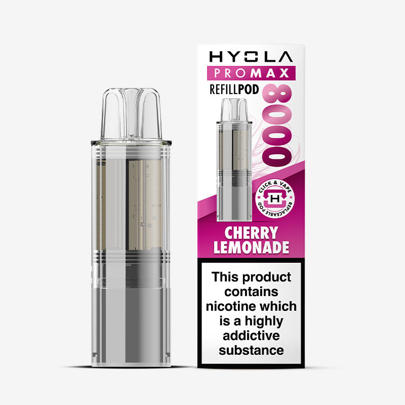 Hyola Pro Max 8000 Cherry Lemonade Prefilled Pod