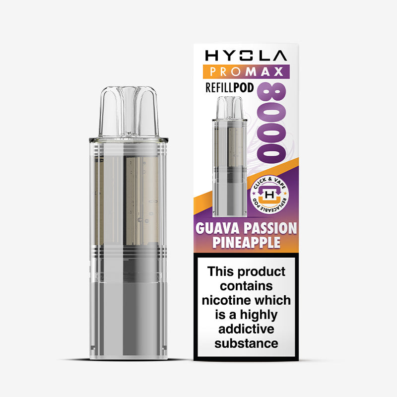 Hyola Pro Max 8000 Guava Passion Pineapple Prefilled Pod