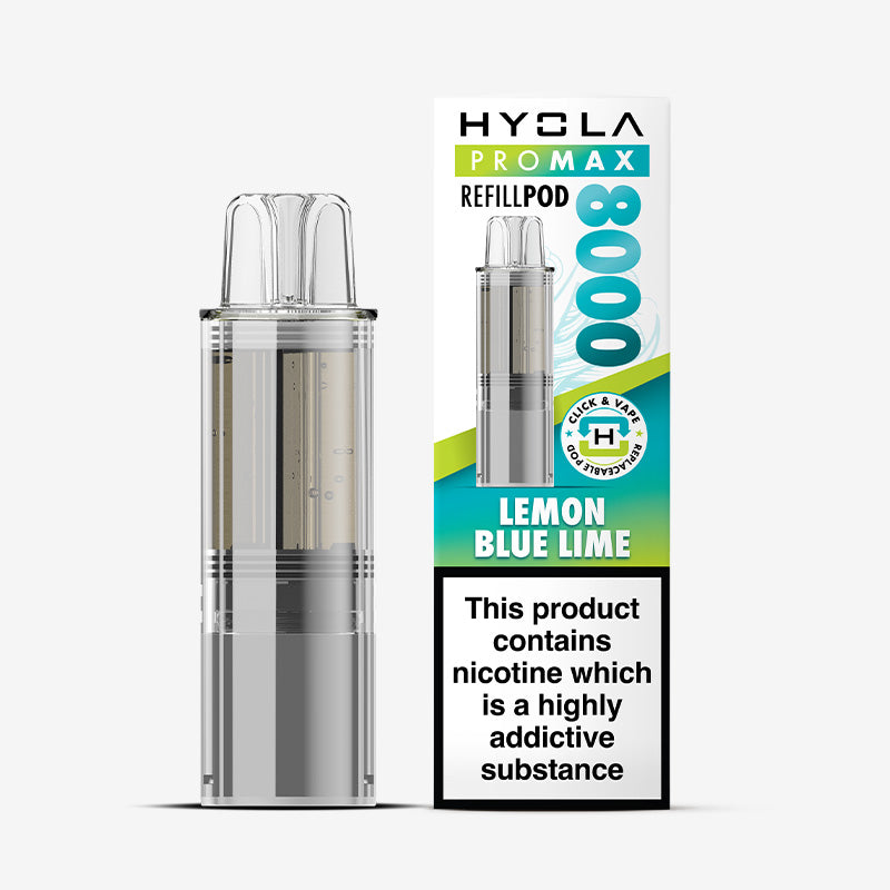Hyola Pro Max 8000 Lemon Blue Lime Prefilled Pod