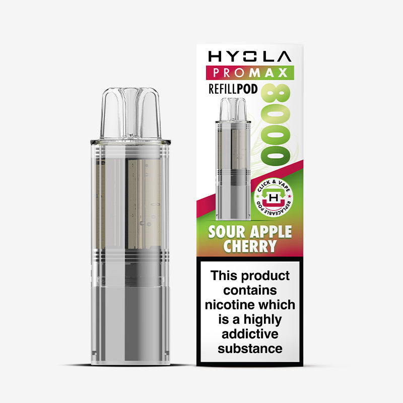 Hyola Pro Max 8000 Sour Apple Cherry Prefilled Pod