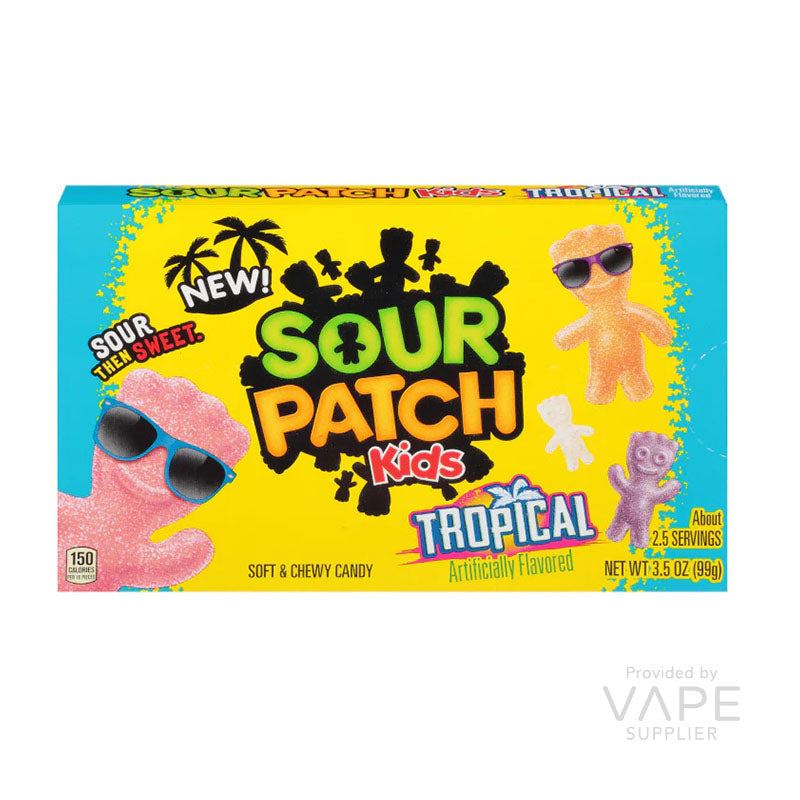 Sour Patch Kids Tropical Theatre Box 99g (3.5oz) - LABELS