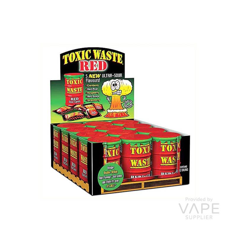 Toxic Waste Red Drum 12 Pack x 42g