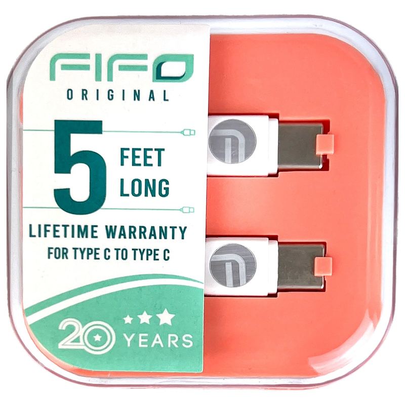 FIFO Micro Type C Ready Type C to Type C 5 foot USB Cable RRP £9.99